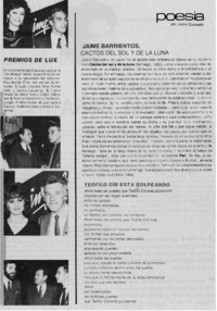 Jaime Barrientos, Cactos del sol y de la luna