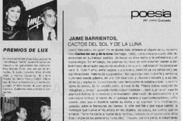 Jaime Barrientos, Cactos del sol y de la luna