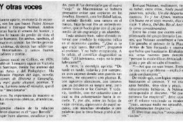 Y otras voces.