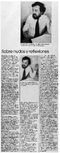 Sobre nudos y reflexiones : [entrevista]