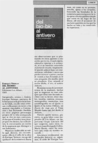 Del Bíobío al antivero.