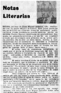 Notas literarias.
