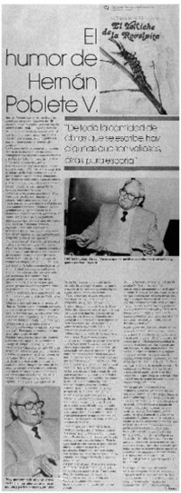 El humor de Hernán Poblete V.