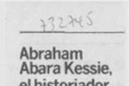 Abraham Abara Kessie, el historiador de Loncoche
