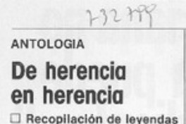 De herencia en herencia