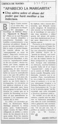 Apareció la Margarita"