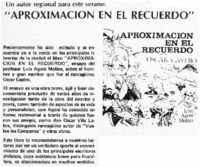 "Aproximación en el recuerdo".
