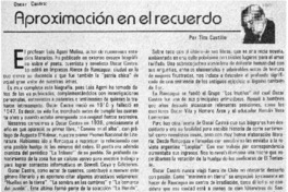 Aproximación en el recuerdo
