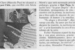 Perico trepa por Chile