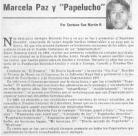Marcela Paz y "Papelucho"