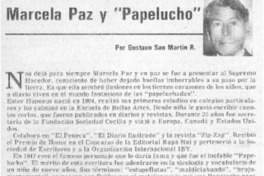 Marcela Paz y "Papelucho"