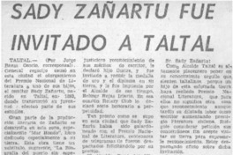 Hoy son funerales de Sady Zañartu.
