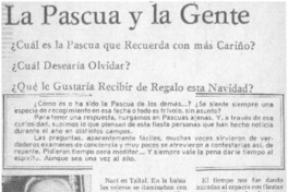 La Pascua y la gente : [entrevistas]