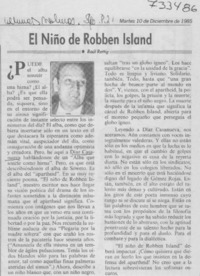 El niño de Robben Island