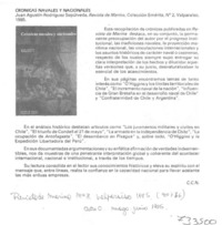 Crónicas navales y nacionales