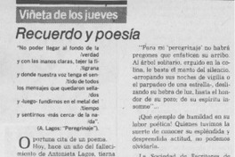 Recuerdo y poesía