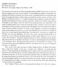 Tiempo de poesía