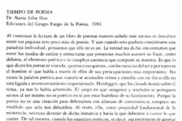 Tiempo de poesía