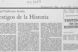 Testigos de la historia