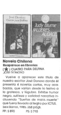 Novela chilena.