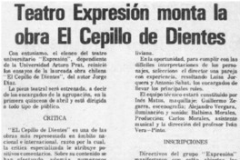 Teatro expresión monta la obra "El Cepillo de dientes".
