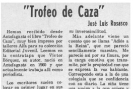 "Trofeo de caza"
