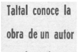 Taltal conoce la obra de un autor antofagastino.