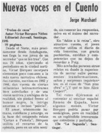 Nuevas voces en el cuento