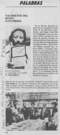 Nacimiento del sexto Ganymedes.