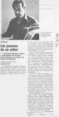 Los poemas de un editor