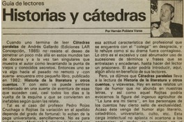 Historias y cátedras