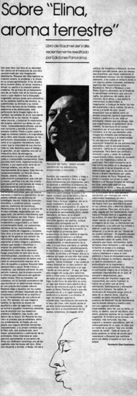 Sobre "Elina, aroma terrestre"
