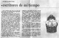 Escritores de mi tiempo