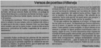 Versos de poetisa chillaneja