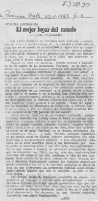 El mejor lugar del mundo