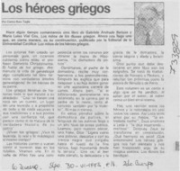 Los héroes griegos
