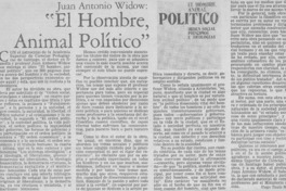 El hombre, animal político"