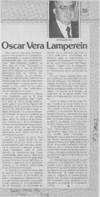 Oscar Vera Lamperein