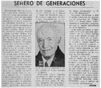 Señero de generaciones