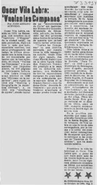 Oscar Vila Labra "Vuelan las campanas"