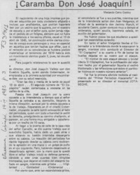 Caramba don José Joaquín!