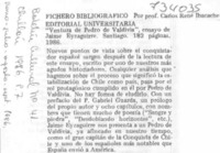 Ventura de Pedro de Valdivia"