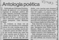 Antología poética.