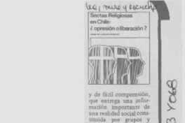 Sectas religiosas en Chile, ¿opresión o liberación?
