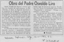 Obra del padre Osvaldo Lira