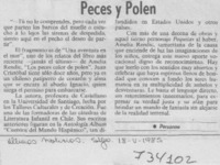 Peces y polen
