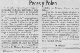Peces y polen