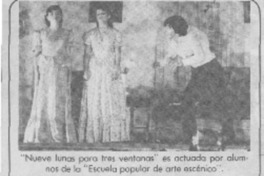 El Teatro Real tiene "Nueve lunas para tres ventanas".