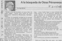 A la búsqueda de otras primaveras