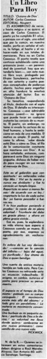 "Un periodista llamado Miguel González Navarro"